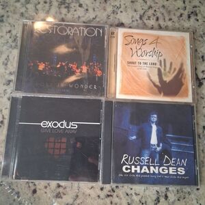 Christian Worship CD Lot 4 – Songs 4 Worship 2CD, Russell Dean, Restoration Live